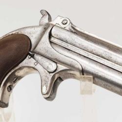 REMINGTON DOUBLE DERINGER OVER UNDER 14000EX DU MODEL 2 CALIBRE 41 RF / ANNULAIRE - USA XIXè U.S.A. 