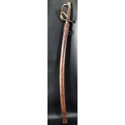 SABRE OFFICIER D'ARTILLERIE MODÈLE 1822 - 1899 LAME 90CM COULAUX KLINGENTHAL - FRANCE IIIè RÉPUBLIQU