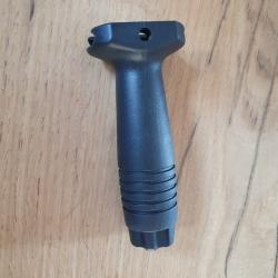 Poignée droite tactique airsoft noire grande