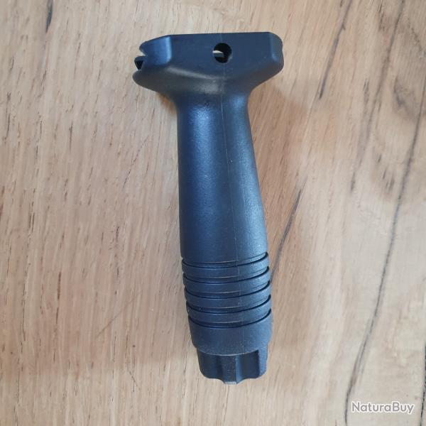 Poigne droite tactique airsoft noire grande