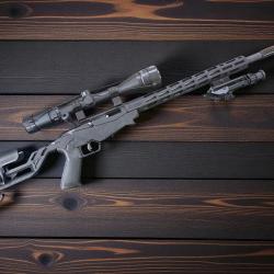 Pack Carabine 22Lr RUGER Precision Rimfire + Bipied + lunette 6-24x50 + Modérateur de son