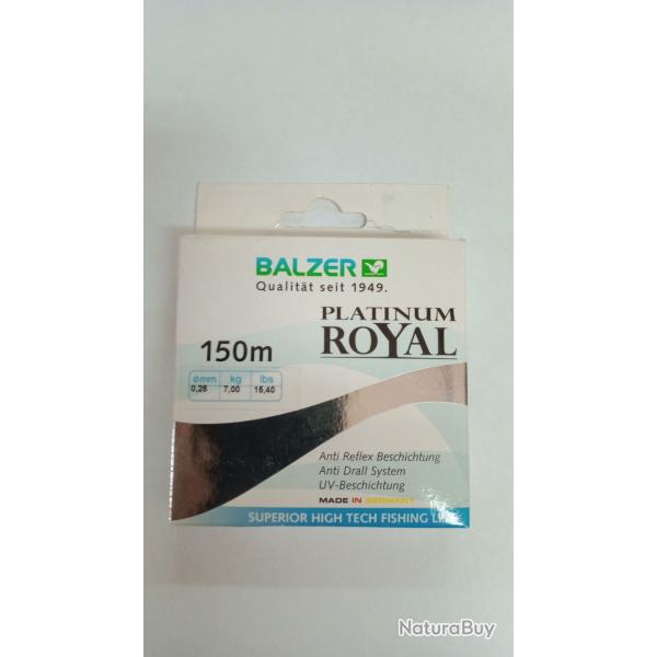 Fil Platinium Royal 0,25mm 7kg 150m
