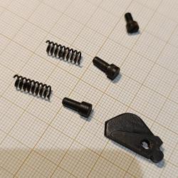 LOT DE 6 PIECES POUR MARCHE INTERIEURE DU FUSIL 1887 AZUR ARMES...reft04