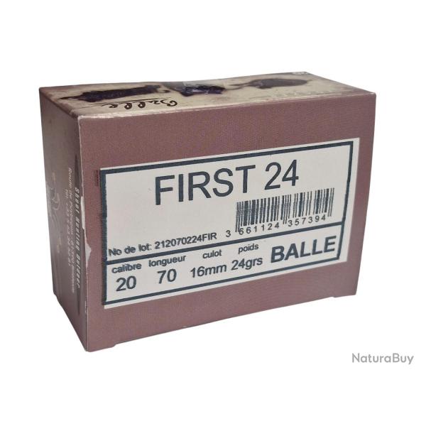 BOITE DE 10 CARTOUCHES JOCKER FIRST 24 CAL.20/70 BALLE SLUG