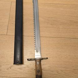 Baïonnette Suisse, lame à dents de scie NEUHAUSEN