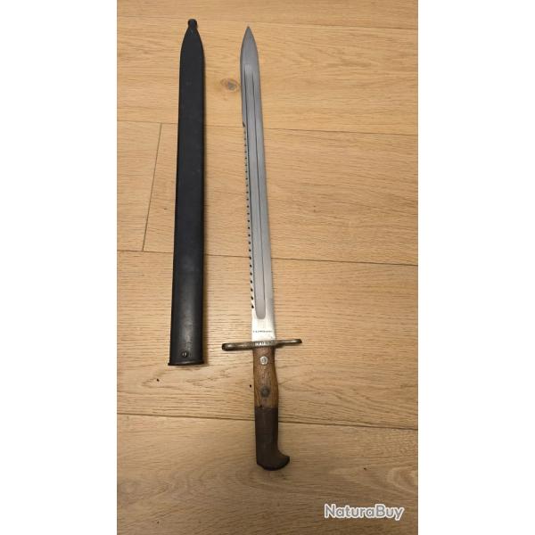 Baonnette Suisse, lame  dents de scie NEUHAUSEN