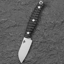 Couteau Bestech Heidi Blacksmith 3 Lame Acier 14C28N Manche G10 Black Etui Kydex BTKFK07A