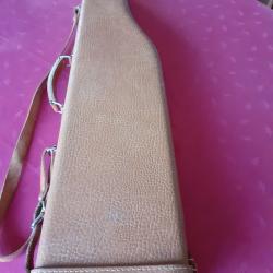 &Eacute;tui fusil type jambon tout cuir