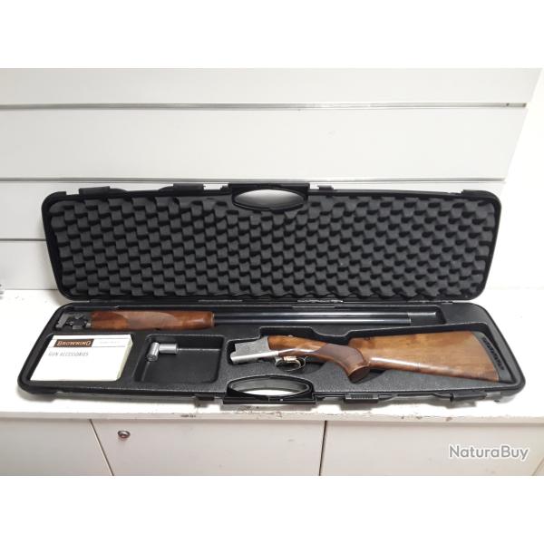 Fusil superpose Browning B525 sporting cal.12/76 bois can.76cm + malette
