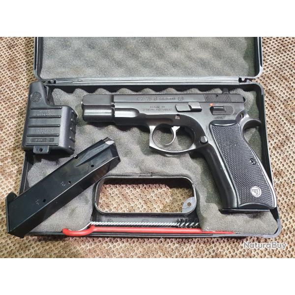 occasion : pistolet CZ 75 B cal 9x19 PARABELLUM finition bronz mat