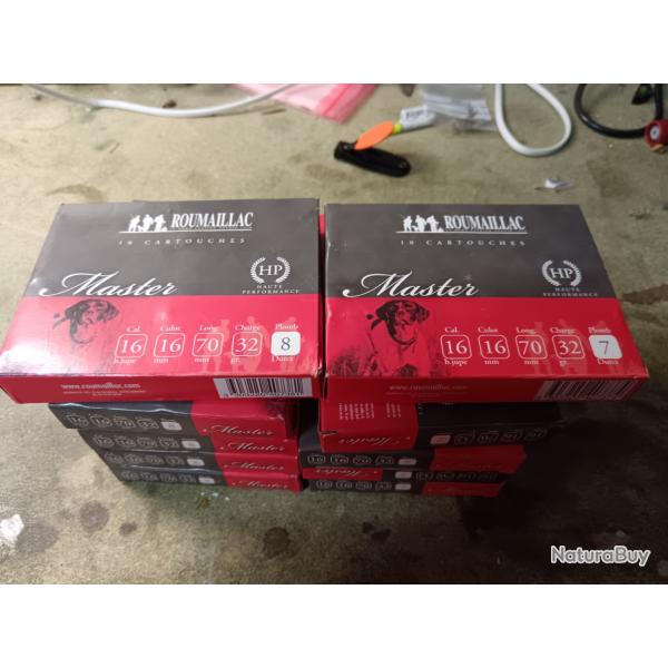 ,cartouches roumaillac HP Mastercal 16