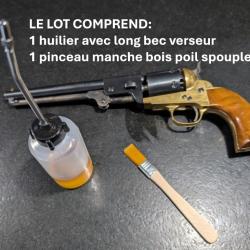 HUILIER + PINCEAU POUR HUILER VOS ARMES SANS SALIR