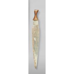 Ancien couteau Zande RD Congo déb. 20e