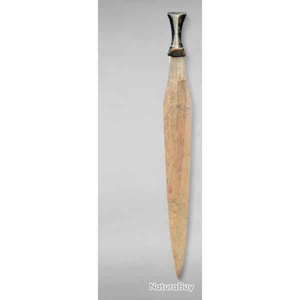 Ancien couteau Zande RD Congo db 20e 2