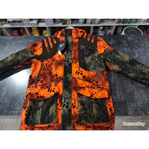 STAGUNT VESTE TERRA JKT ACTIVE VERTE/ORANGE CAMO TAILLE L