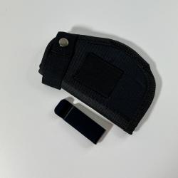 Holster en tissu noir pour arme de poing