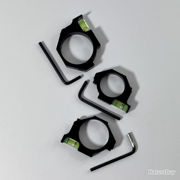 Niveau � bulle pour lunette noir en aluminium X1 34 mm