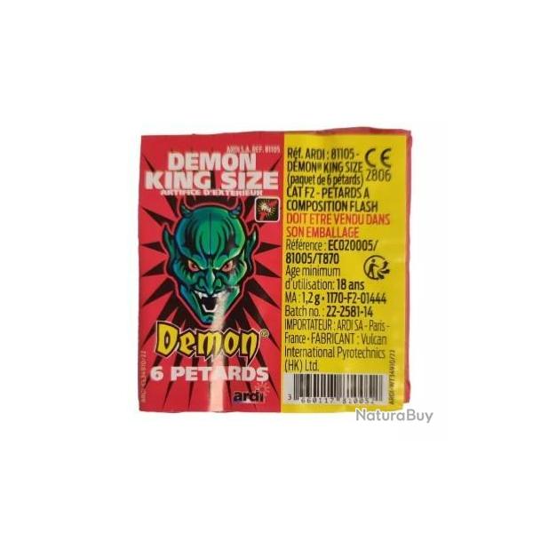 Petard Demon King Size paquet de 6