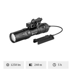 Lampe tactique mont&eacute;e sur M-LOK Oligt Odin mini Noir