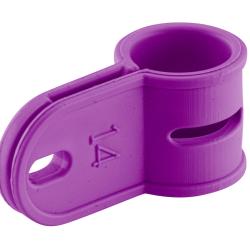 Bague d'attache en plastique pour oie diam&egrave;tre 14mm