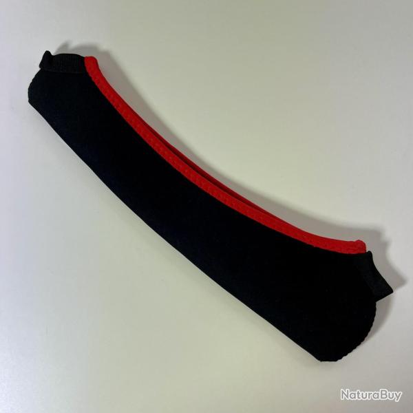 Protection lunette n�opr�ne Noir & Rouge
