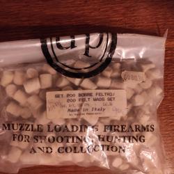 Cotons de nettoyage pour armes, cal . 36