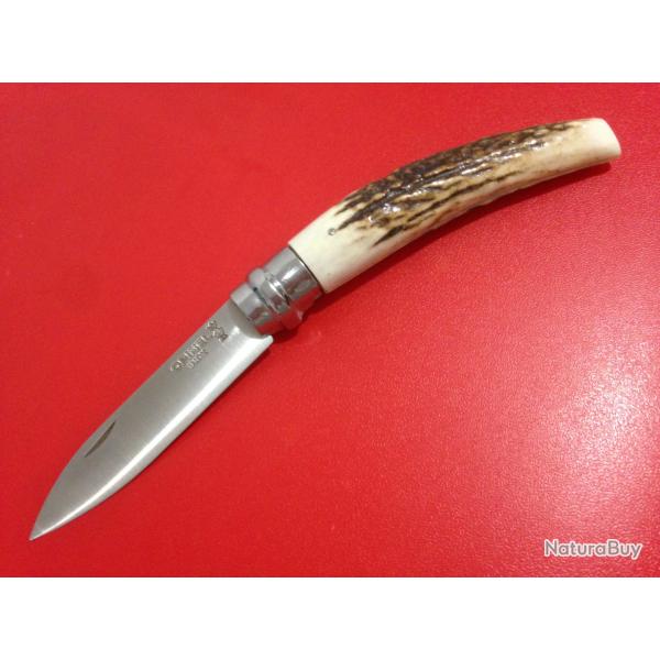 OPINEL N8 Manche corne bois de cerf neuf