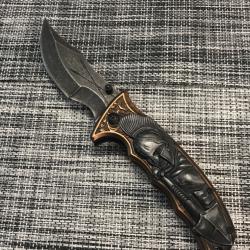 Couteau décor «  templier »