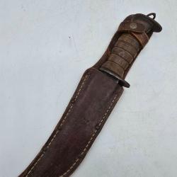 Poignard US WW2 EGW dent de scie nominatif wwii militaria militaire guerre