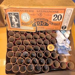 Rares Boites douilles DIANE cartoucherie stephanoise cal 20 et 16