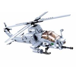 Helicopter de combat - Jeu de briques