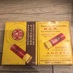 20 Cartouches anciennes MGM calibre 16/70 plomb 0