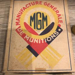 10 balles  anciennes en carton calibre 12 MGM