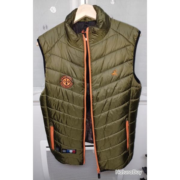 Gilet Chauffant Prohunt taille L + 2 batteries