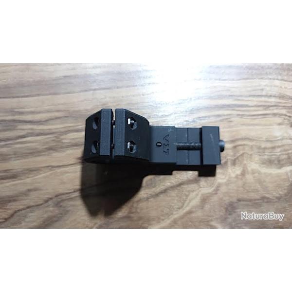 Fixation picatinny 90 pour accessoires