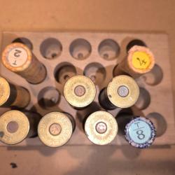 Planche Manufrance cal 10 et 9 cartouches cal 10 manufacture d'armes et cycles de Saint-Étienne