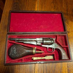 Superbe Remington 1858 en coffret avec accessoires