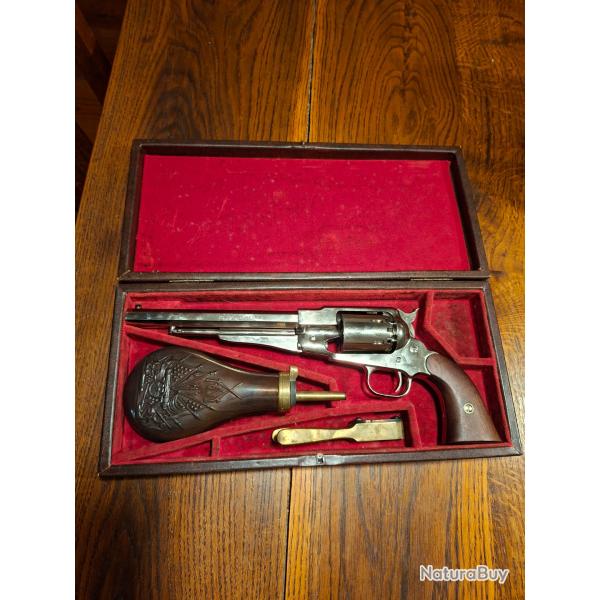 Superbe Remington 1858 en coffret avec accessoires