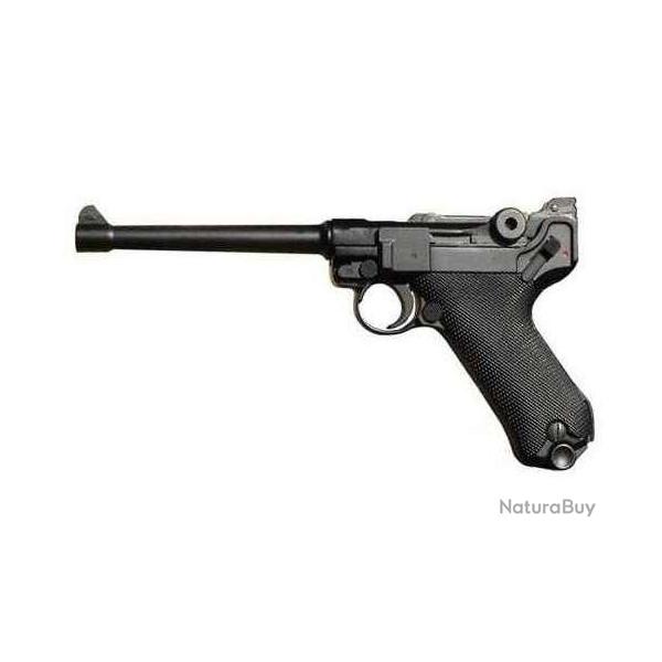 Pistolet P08 6" Marine Parabellum Gaz (WE)