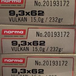 Balles Norma Vulkan cal. 9,3x62.