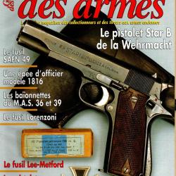 gazette des armes 370 baionnette mas 36 et 39, star b , fusil sakn 49, &eacute;p&eacute;e officier 1816,