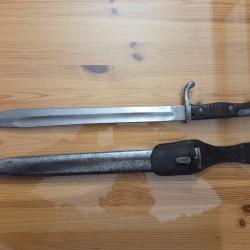 Ba&iuml;onnette allemande WW1