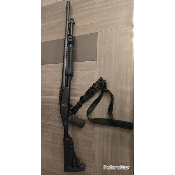 FUSIL A POMPE TAURUS ST12 TACTICAL Cal12/76 _Crosse fixe _ Neuf jamais tir