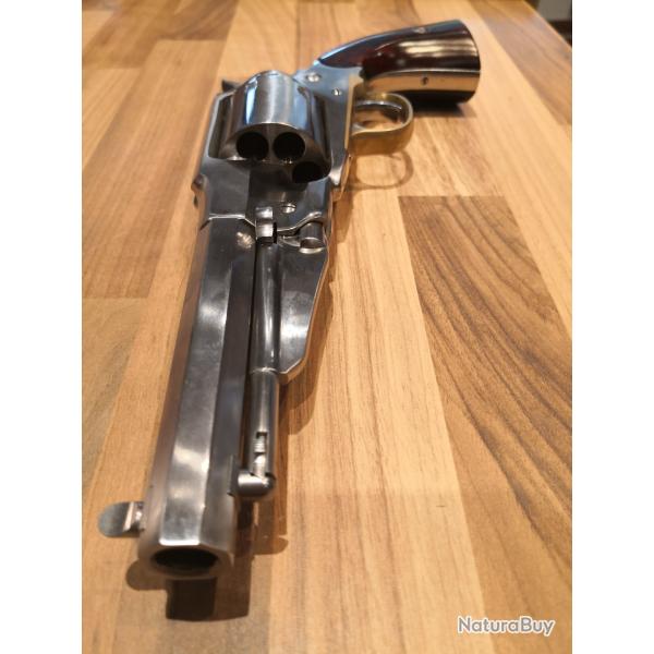Remington 1858 inox sheriff uberti avec poudre noire boulet amorce et kit de tir intrieur