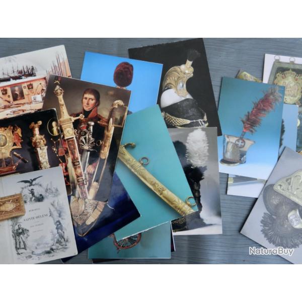 Lot de cartes de voeux anciennes - Marchands d'armes prestigieux