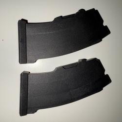 Lot de deux Chargeurs polymère pour CZ 455/457 10coups
