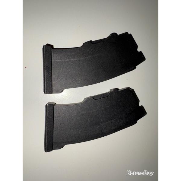 Lot de deux Chargeurs polymre pour CZ 455/457 10coups