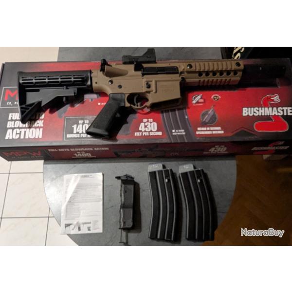 BUSHMASTER MPW  FULL AUTO BLOWBACK+ CHARGEUR SUPP