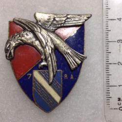 FRANCE ARTILLERIE - 7&deg; R&eacute;giment d?Artillerie Drago 1555? &eacute;mail, guilloch&eacute;