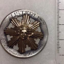 FRANCE ARTILLERIE - 8&deg; R&eacute;giment d'Artillerie AUSTERLITZ retirage Amicale marqu&eacute; R &nbsp;&nbsp;A.Bertrand